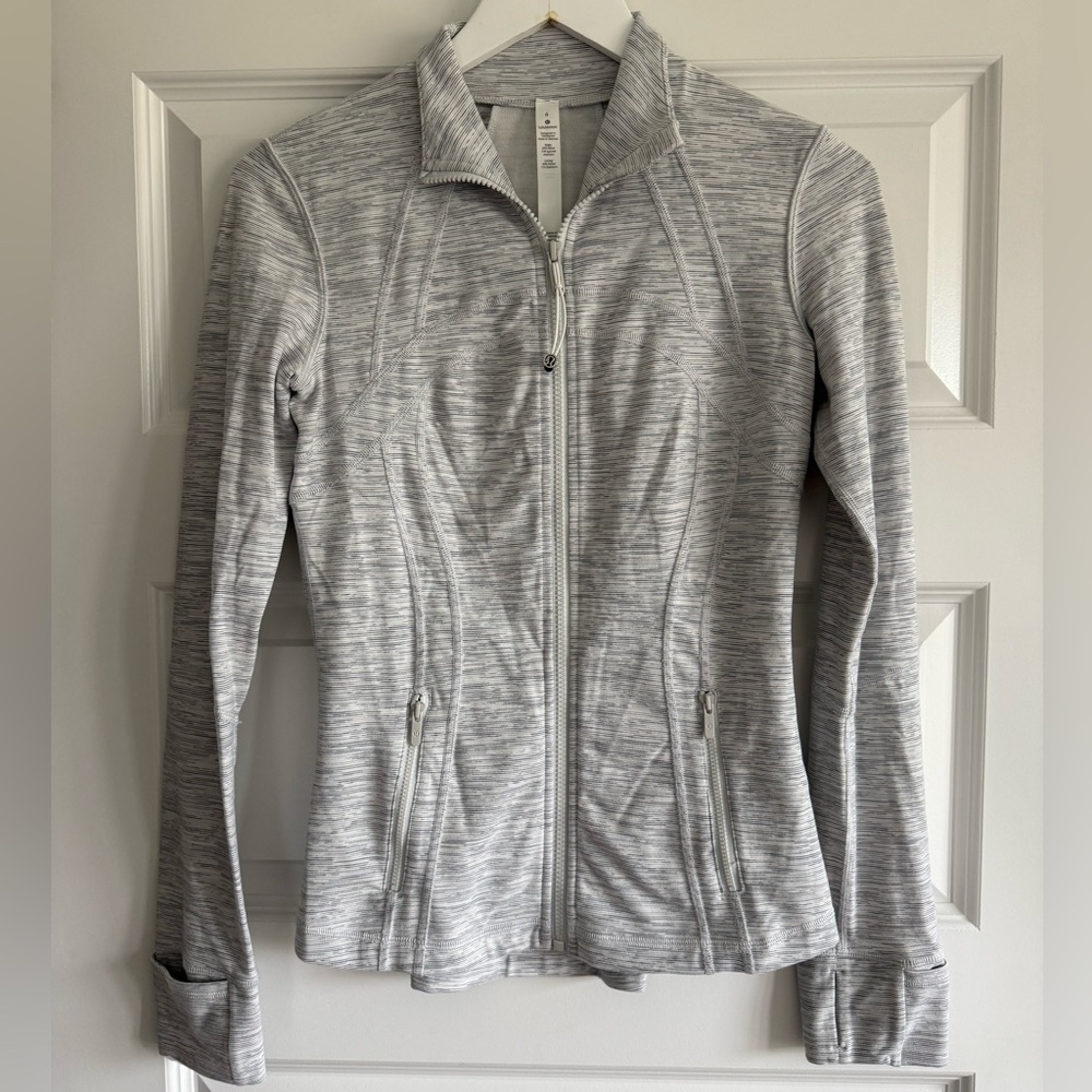 Lululemon Define Jacket Wee Are From Space Nimbus Battleship Gray Size 6